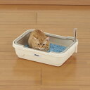 \ マラソン期間全品5倍 /しつけるトイレ C-M 【Mサイズ】(猫 トイレ コンパクト 飛び散りガード オープンタイプ)4977082703166