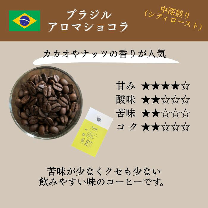 【自家焙煎】ブラジル アロマショコラ 送料無料...の紹介画像2