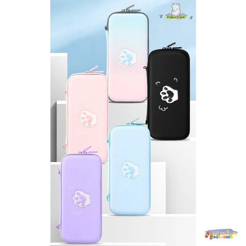 ショルダーストラップ付き 収納ケース Switch Nintendo おしゃれ 可愛い 猫 カバー 有機ELモデル対応