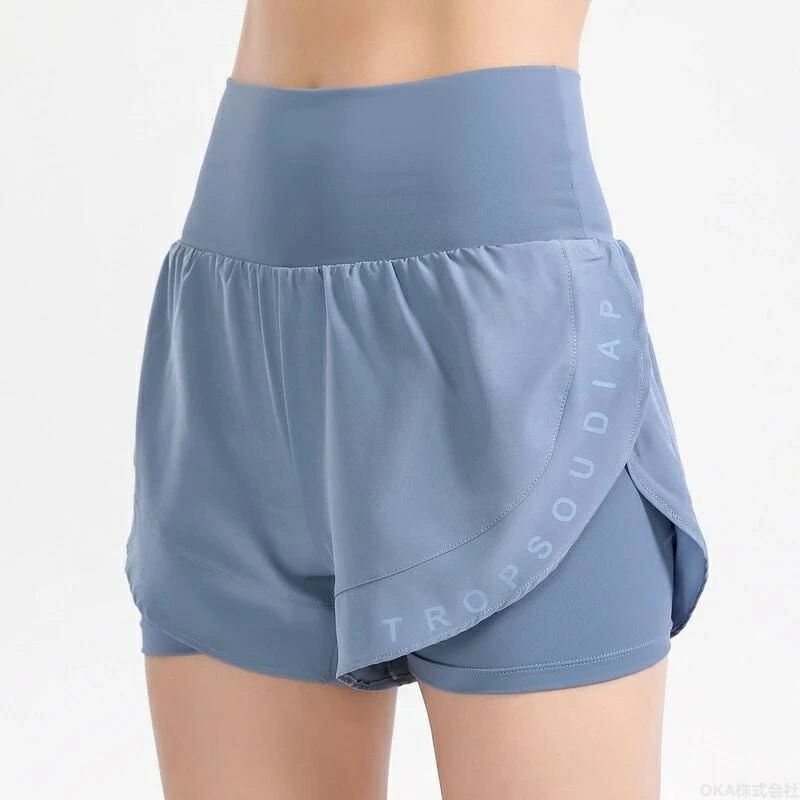 きれいめ レディース スポーツ ハーフパンツ スポーツショートパンツレディース 大きいサイズ スリット ペチコート レディース