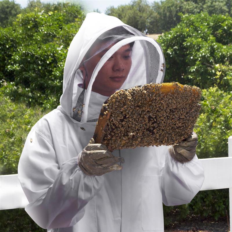 男女兼用 養蜂服 害虫 蜂巣 養蜂器具 アウトドア農作業 ガーデニング 保護帽子養蜂...