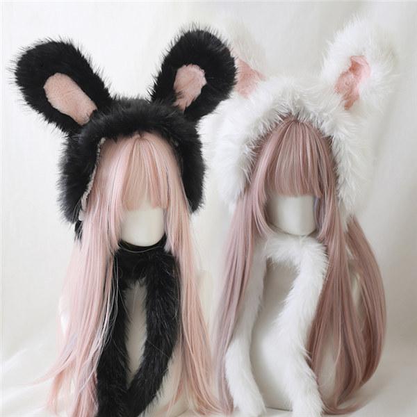 ボ 冷え対策 寒さ対策 カジュアル シンプル 小顔効果 あったか 可愛い おしゃれ もこもこ 防寒帽子 耳付き くま レディース 秋冬