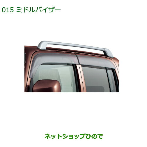 ◯純正部品ダイハツ ミラ ココアミドルバイザー(1台分)純正品番 08610-K2009【L675S L685S】※015