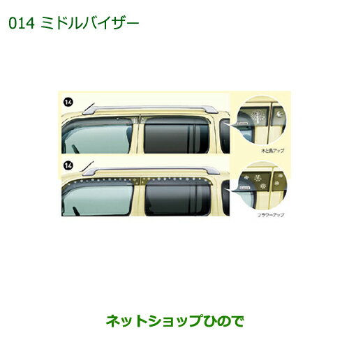 ◯純正部品ダイハツ ミラ ココアミドルバイザー(各)純正品番 08610-K2028 08610-K2015【L675S L685S】※014