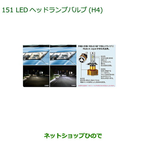 純正部品ダイハツ トールLEDヘッドランプバルブ(H4)純正品番 ZEUSZ-C1H41※【M900S M910S】151