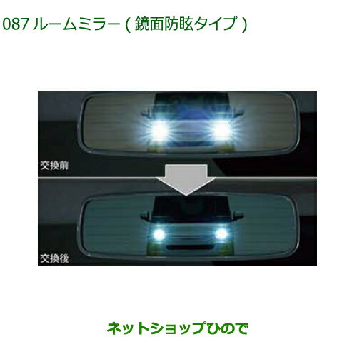 ◯純正部品ダイハツ ムーヴ キャンバスルームミラー 鏡面防眩タイプ純正品番 08168-K2030【LA850S LA860S】※087