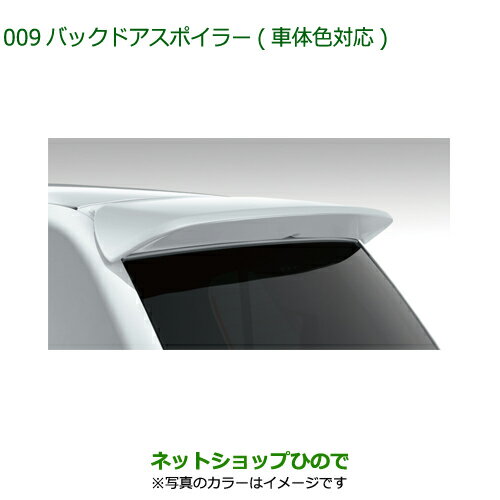 大型送料加算商品　純正部品ダイハツ ミラトコットバックドアスポイラー レイクブルーメタリック純正品番 08150-K2043-J0※【LA550S LA560S】009
