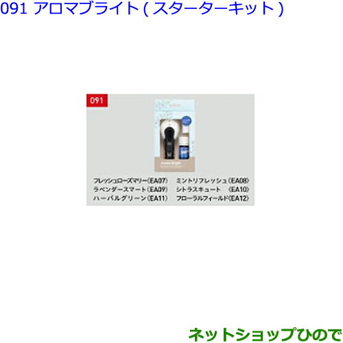 ●純正部品トヨタ アルファードアロマブライト(スターターキット)ラベンダースマート純正品番 08974-00120※【GGH30W GGH35W AGH30W AGH35W AYH30W】091