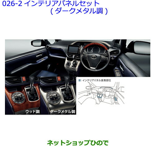 ●純正部品トヨタ ヴォクシーインテリアパネルセット(ダークメタル調センタークラスター)※純正品番 -【ZWR80G ZRR80W ZRR85W ZRR80G ZRR85G】026-2