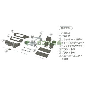 カーAV取付キット　X1(BMW)/GE-BM112G