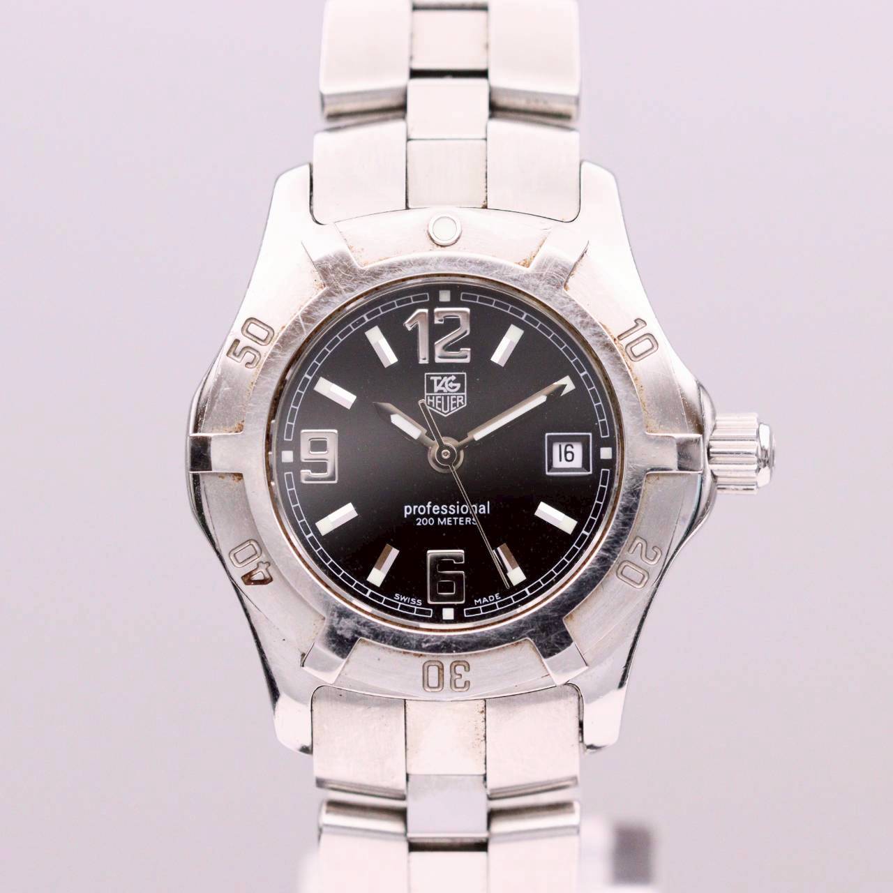 タグ・ホイヤー 2000 Quartz Ladies Watch 2000 Exclusive 腕時計 レディース クォーツ 箱 冊子 ケース ブラック