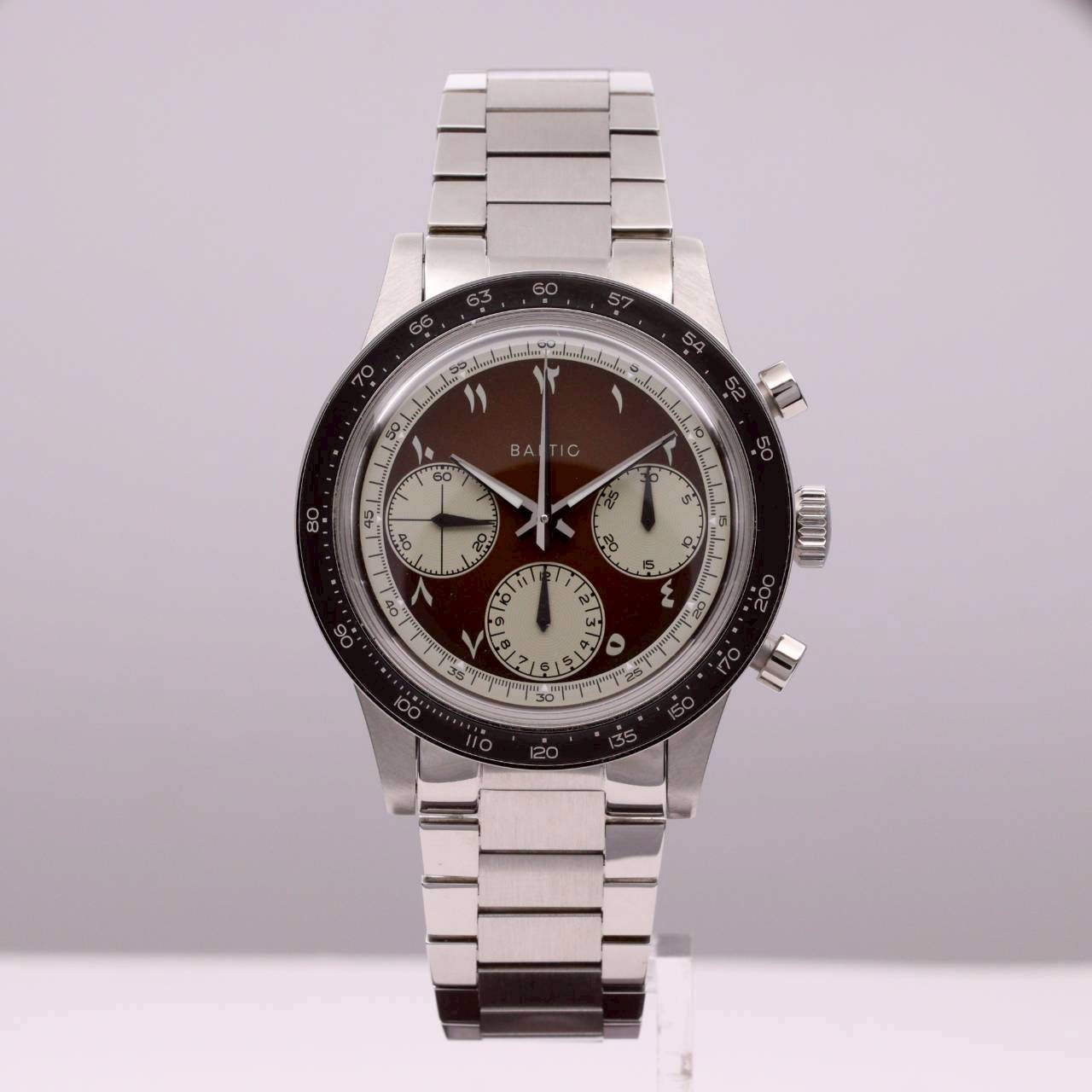 中古 バルチック TRICOMPAX 腕時計メンズ 手巻き 箱 ケース ギャランティ コマ4 ブラウン hinode-watch-10000020 HINODE Watch サンプル画像2