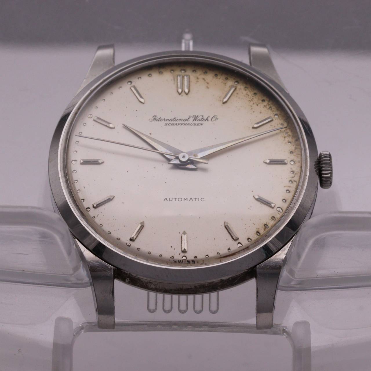 アイ・ダブリュー・シー Automatic IWC オールドインター 腕時計 メンズ 自動巻き シルバー