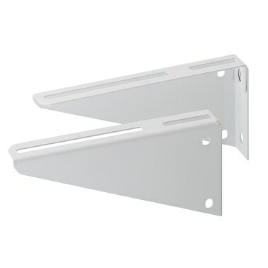 KAKUDAI(カクダイ)ブラケットセット//鋼板・ホワイト【2個1セット】250-011-W