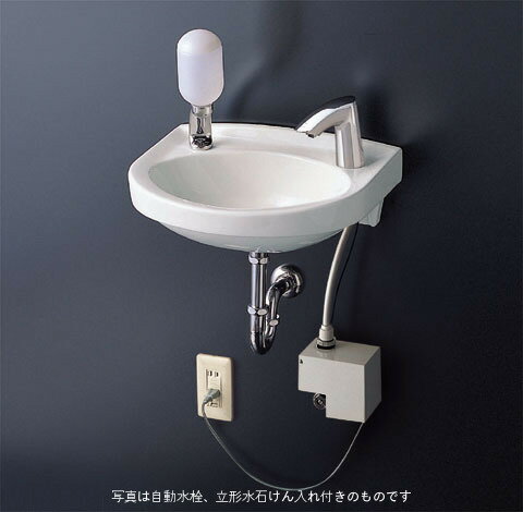 TOTO(トートー)立水栓付壁掛手洗器(平付)(壁給水+床排水)L30D-TL155AFR-SSET TOTO(トートー)立水栓付壁掛手洗器(平付)(壁給水+床排水)L30D-TL155AFR-SSET