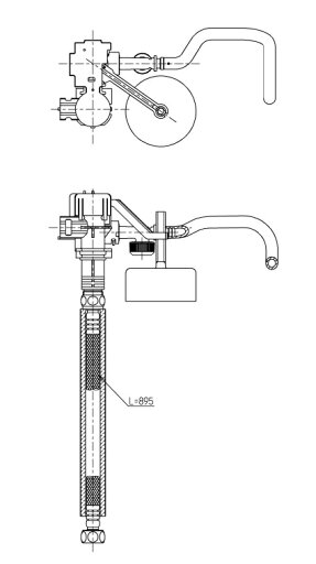 TOTO(トートー)立形ロータンク用ボールタップ13HH06016S TOTO(トートー)立形ロータンク用ボールタップ13HH06016S