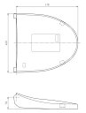 TOTO(トートー)便ふた組品(エロンゲート)#NW1/SC1/N11TCM490-1R