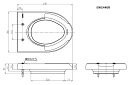 TOTO(トートー)補高便座便座サイズ：レギュラー(普通)EWC440R/EWC450R 3