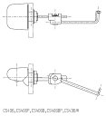 TOTO(トートー)レバーハンドル部 (TS406CN用)TH425-26