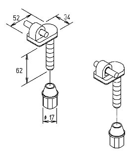 TOTO便座取付具組品【定形外郵便送料無料】TCH797-1R #N11