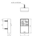 TOTO(トートー)リモコン便器洗浄ユニット(ウォシュレット専用(パブリックコンパクト便器・フラッシュバルブ式))TCA349