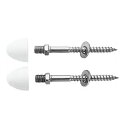 LIXIL(INAX)洋風便器用取付木ねじ 2個入【定形外郵便送料無料】KF-30D