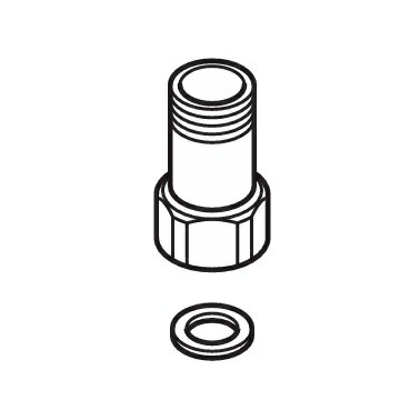 KVK（旧MYM）1穴シングルレバー用逆止弁KPS1917