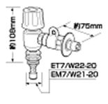 Panasonic(パナソニック)分岐水栓(内ネジ用)ジャニス用CB-EJ7(2)