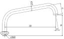 LIXIL(INAX)自在吐水口部長さ220mmA-460-22(3)