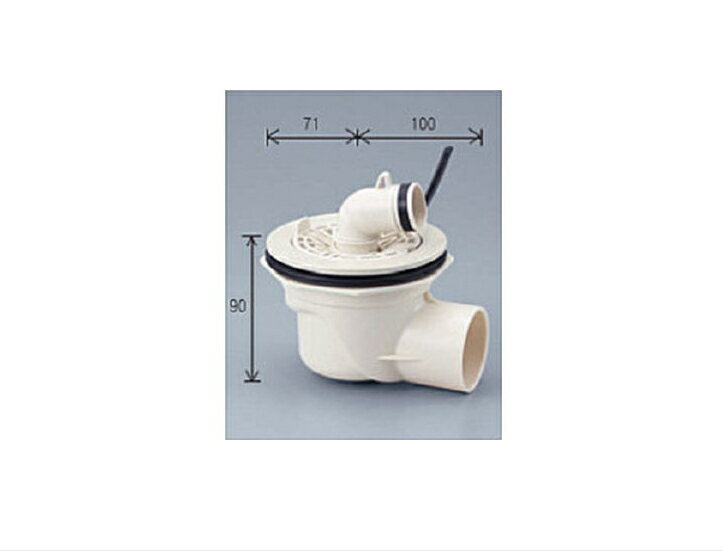 KVK（ケーブイケー）横引排水トラップZVR31N