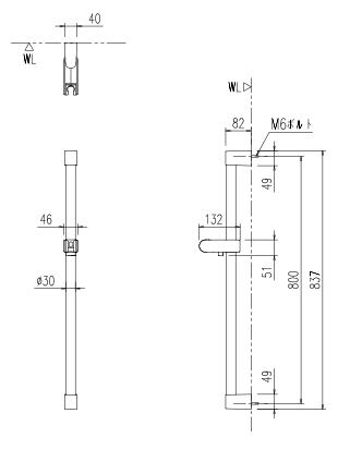 ��INAX�ۥ��ʥå��� ���饤�ɥեå��հ���С� CKNB(7)-B-L800/FW1 �Ἴ���� �佤�� ����