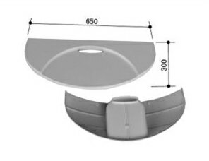 LIXIL(INAX)洗面器台＋洗面器台固定金具セットLUD-6530A(1)/N86+LB-100S