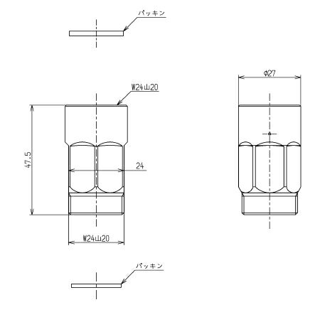 TOTO(トートー)　クリックシャワー用調圧弁　THJ6R 2