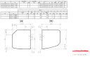 TOTO(トートー)　ST断熱2枚風呂ふた(把手付)　AFKKS81109LSAA21W