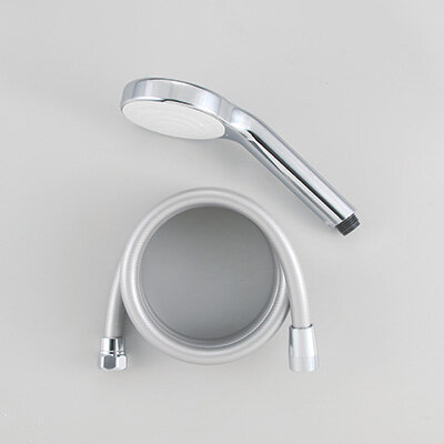 沐浴蓮蓬頭 - KVK(ケーブイケー)　メッキワイドシャワーヘッド メタリックホース1.6mセットZS330SBL