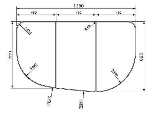 Panasonic(パナソニック)　1600タマゴ　L　断熱組フタ　3分割GKK74KN6TKL