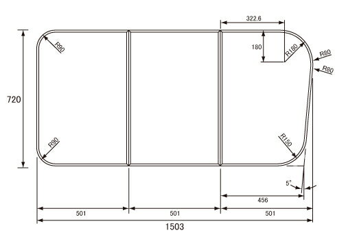 Panasonic(パナソニック) 16ナナメ薄型断熱風呂フタGKU74KF8NKS
