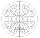 前澤化成工業タメマス TM300用蓋 8穴 うすい5枚セット56436