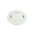 タキロンシーアイレジコン標準蓋【2穴:250:白】【車乗・積載禁止】【5個セット】294522set