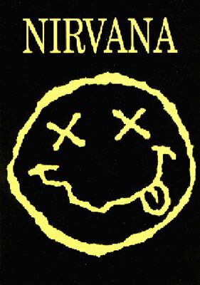 ニルヴァーナ スマイル ポスター 軽量アルミ製フィットフレーム付 84.1×59.4cm NIRVANA SMILE