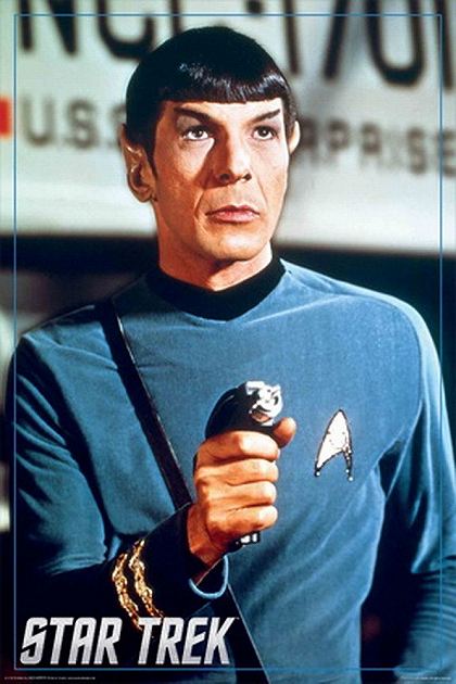 スタートレック 映画ポスター 木製アートフレーム付 スター・トレック Star Trek Spock