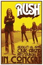 ラッシュ ポスター 軽量アルミ製フィットフレーム付 91.5×61cm RUSH August 14 1974