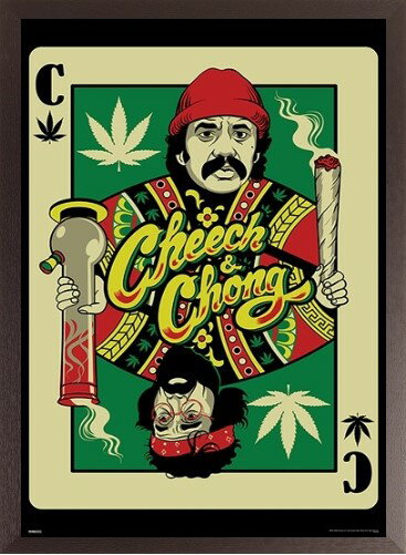 チーチ&チョン Cheech & Chong ポスター 木製アートフレーム付 91.5×61cm