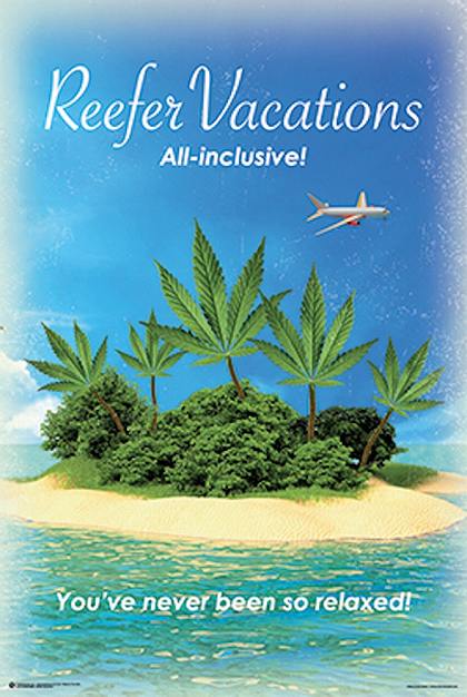 Reefer Vacations ポスター 木製アートフレーム付