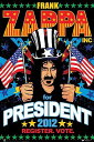 フランクザッパ ポスター 軽量アルミ製フィットフレーム付 91.5×61cm フランク・ザッパ FRANK ZAPPA FOR PRESIDENT
