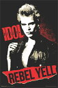ビリーアイドル Rebel Yell ポスター 91.5×61cm 木製アートフレーム付 ビリー・アイドル BILLY IDOL 反逆のアイドル