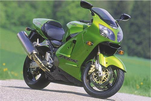 男 カワサキ KAWASAKI ZX-12R ポスター 木製アートフレーム付 Kawasaki Green Power