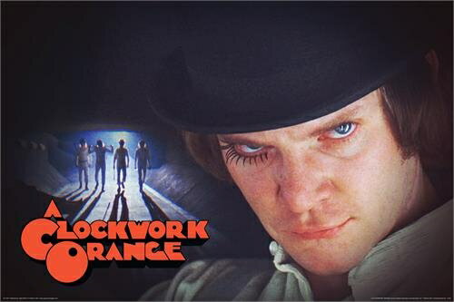 時計じかけのオレンジ 映画ポスター 軽量アルミ製フィットフレーム付 91.5×61cm Clockwork Orange