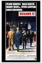 オーシャンと十一人の仲間 OCEAN'S11 映画ポスター シアターサイズ 特注寸法27×40inch 木製ポスターフレーム付 101.6×68.6cm