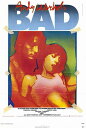アンディ ウォーホルのBAD 映画ポスター シアターサイズ 特注寸法27×40inch 木製ポスターフレーム付 アンディウォーホルのBAD 101.6×68.6...